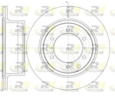Тормозной диск ROADHOUSE 6115910