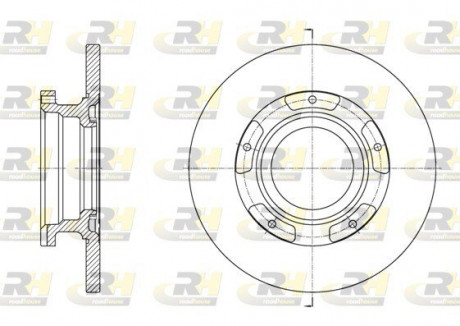 Тормозной диск ROADHOUSE 6156400