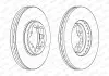 Диск тормозной FERODO DDF2469