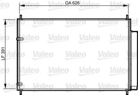 Радиатор кондиционера Valeo 814234 (фото 1)