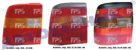 Фонарь задний Depo DEPO 5076 F6-E
