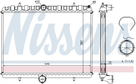 Радиатор First Fit NISSENS 63621A