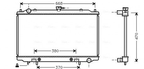 Радиатор охлаждения AVA COOLING DN 2189