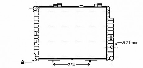 Радиатор AVA AVA COOLING MS 2202 (фото 1)