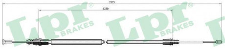 Трос ручного гальма LPR C0642B