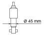 Амортизатор FORD / NISSAN Maverick / Terrano "F" 88-97 "(Gas) KYB 554070 (фото 2)