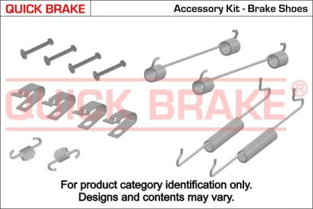 Монтажный к-кт тормозных колодок QUICK BRAKE 105-0884