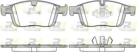 Комплект тормозных колодок. ROADHOUSE 21689.00