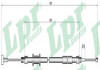 Тросик стояночного тормоза LPR C1008B