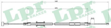 Тросик стояночного тормоза LPR C1008B