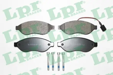 Тормозные колодки дисковые LPR 05P1287