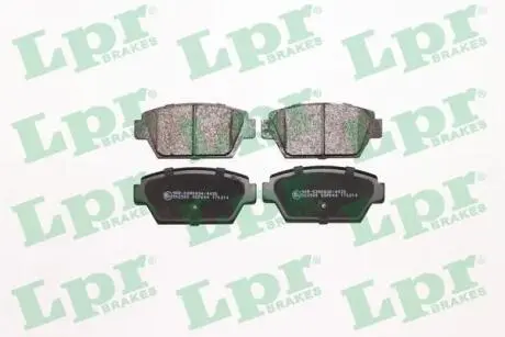 Тормозные колодки дисковые LPR 05P044