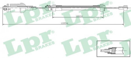 Тросик сцепления LPR C0237C