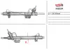 Рулевая рейка с ГУР восстановленная INFINITYQX 56 04-NISSA PATHFINDER 05-, NISSAN ARMADA 03-, NISSAN T MSG IN202R (фото 1)