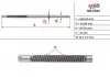 Шток рулевой рейки с ГУР MERCEDES-BENZ C-CLASS (W203) 00-07, CLK (C209) 02-09, CLK CABRIO (A209) 03 ME204C