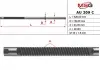 Шток рулевой рейки с ГУР AUDI A3 97-03, SEAT LEON 99-05, SEAT TOLEDO 99-09, SKODA OCTAVIA 97-10 MSG AU209C (фото 1)