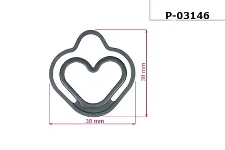 Прокладка насоса ГУР з ЕУР AUDI A1 10; MERCEDES-BENZ A-CLASS 97-04; OPEL ASTRA G кабрио 01-05 EMMETEC P-03146