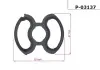 Прокладка насоса ГУР FORD MONDEO III 00-07; LAND ROVER DEFENDER Cabrio 98-; MG MG ZT 02-05 EMMETEC P-03137 (фото 1)