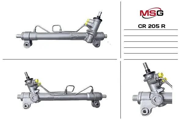 Рульова рейка з ГУР відновлена ​​CHEVROLET CAPTIVA (C100, C140) 06-; OPEL ANTARA 06- MSG CR205R (фото 1)