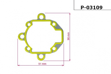 Прокладка насоса ГУР FORD MONDEO III 00-07; LAND ROVER FREELANDER 98-00; ROVER 600 93-99 EMMETEC P-03109