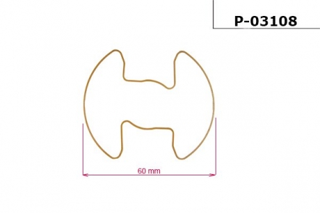 Прокладка насоса ГУР ALFA ROMEO 155 92-97; AUDI 100 90-94; BMW 3 82-92; FIAT CROMA 93-96 EMMETEC P-03108