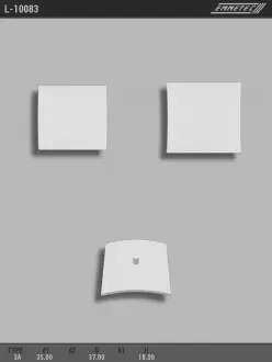 Фоль-вставка бокового поджима с круглым поджима BMW 7 (E65, E66) 01-05, X5 (E53) 00- EMMETEC L-10083 (фото 1)