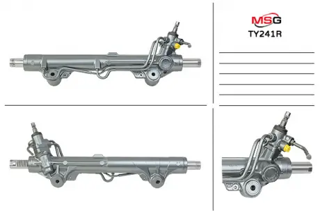 Рулевая рейка с ГУР восстановленная TOYOTA TUNDRA 2006-2009; TOYOTA SEQUOIA 2007-2013 MSG TY241R
