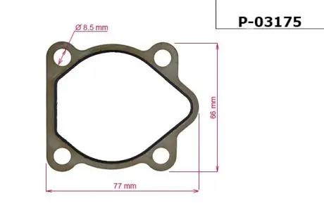 Прокладка насоса ГУР NISSAN NV400 c бортовой п 11-; OPEL MOVANO B c бортовой 10- EMMETEC P-03175
