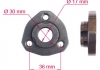 Ступица насоса ГУ SKODA OCTAVIA 97-03, VW CADDY 96-00, VW CRAFTER 06-, VW GOLF 93-08 MSG VW003HUB (фото 1)