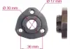 Ступица насоса ГУ SKODA OCTAVIA 97-03, VW CADDY 96-00, VW CRAFTER 06-, VW GOLF 93-08 MSG VW003HUB (фото 1)