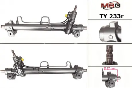 Рулевая рейка с ГУР восстановленная LEXUS ES 2006-2011; TOYOTA CAMRY 2006-2011 MSG TY233R