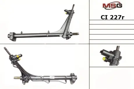 Рульова рейка з ГУР відновлена ​​CITROEN Jumper 2006-, FIAT Ducato 2006- MSG CI227R