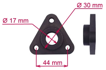 Ступица насоса ГУ BMW 5 1998-2000, AUDI A4 1996- 2001, FIAT TIPO 1988-1991 MSG VW001HUB