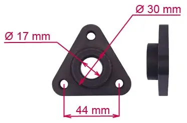 Ступица насоса ГУ BMW 5 1998-2000, AUDI A4 1996- 2001, FIAT TIPO 1988-1991 MSG VW001HUB