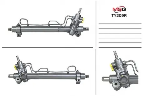 Рульова рейка з ГУР відновлена ​​TOYOTA CAMRY (_CV2_, _XV2_) 96-01 MSG TY209R (фото 1)