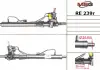 Рулевая рейка с ГУР восстановленная RENAULT Megane 1996-2003 SMI-KOYO RE239R