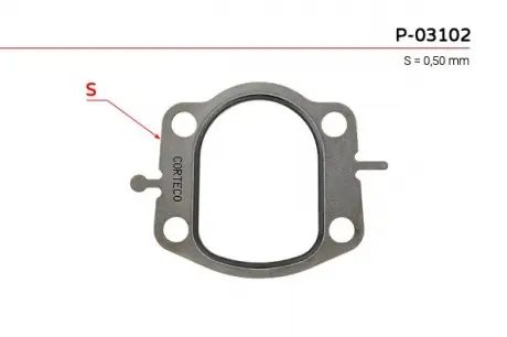 Прокладка редуктора з ГУР JEEP CHEROKEE 88-01, GRAND CHEROKEE I 91-99 EMMETEC P-03102