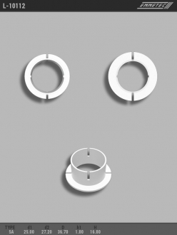 Втулка рулевой рейки с ГУР 25,00 / 27,20 / 36,70 * 1,80 / 16,80 тип 5A EMMETEC L-10112