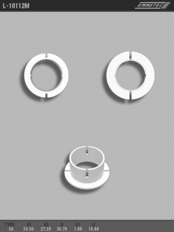 Втулка рулевой рейки с ГУР 24,50 / 27,20 / 36,70 * 1,80 / 16,80 тип 5A EMMETEC L-10112M