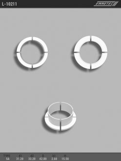 Втулка рулевой рейки с ГУР 31,20 / 33,20 / 42,80 * 2,60 / 15,50 тип 5B EMMETEC L-10211