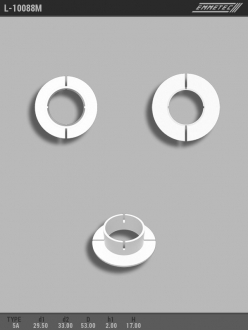 Втулка рулевой рейки с ГУР 29,50 / 33,00 / 53,00 * 2,00 / 17,00 тип 5A EMMETEC L-10088M