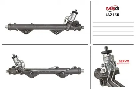 Рульова рейка з ГУР відновлена ​​JAGUAR S-TYPE (CCX) 02-07 MSG JA215R