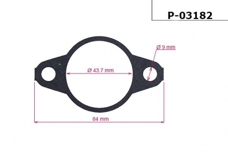 Прокладка рельсы с ГУР TOYOTA RAV 4 II 00-05, RAV 4 Mk II 00-05 EMMETEC P-03182