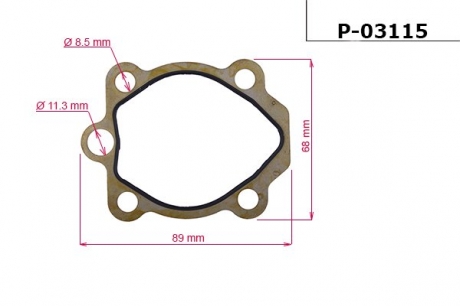 Прокладка насоса ГУР NISSAN SERENA 95-01, VANETTE CARGO 96- EMMETEC P-03115