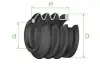 Пыльник направляющей суппорта 11,50 / 23,80 / 22,00 BREMBO FRENKIT 52434 (фото 1)