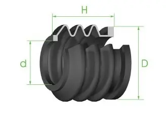 Пыльник направляющей суппорта 11,50 / 23,80 / 22,00 BREMBO FRENKIT 52434