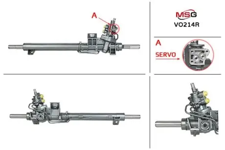 Рулевая рейка с ГУР восстановленная VOLVO S 80 99-06 MSG VO214R
