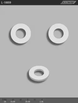 Втулка рулевой рейки с ГУР 10,00 / 20,00 * 2,36 тип 2A EMMETEC L-10059