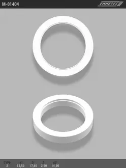 Кільце тефлоновое O13,5x17,4 S2,9 O вала 14 тип 2 EMMETEC M-01404