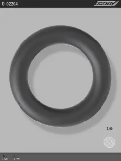 Кольцо резиновое круглого сечения C3,6 d1 12,29 EMMETEC O-02204